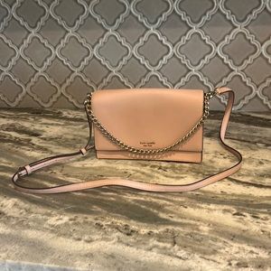 Pink Kate Spade cross body purse